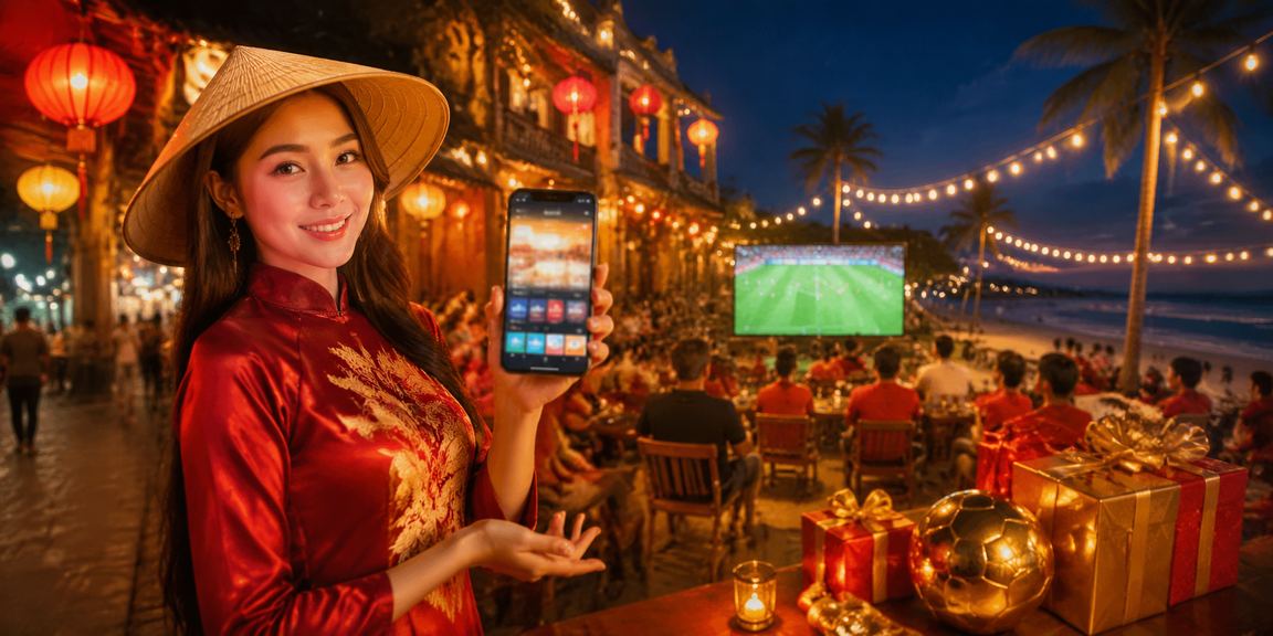Người hâm mộ bóng đá tại Huế theo dõi kèo cược thể thao vào buổi tối